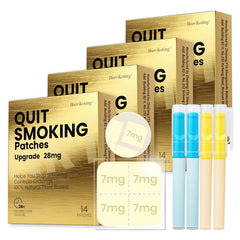 Biovikoting nicotine patch packaging highlights a clear quit plan for beginners.