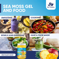 BioVitalica gel blended into smoothies to boost daily nutrition.