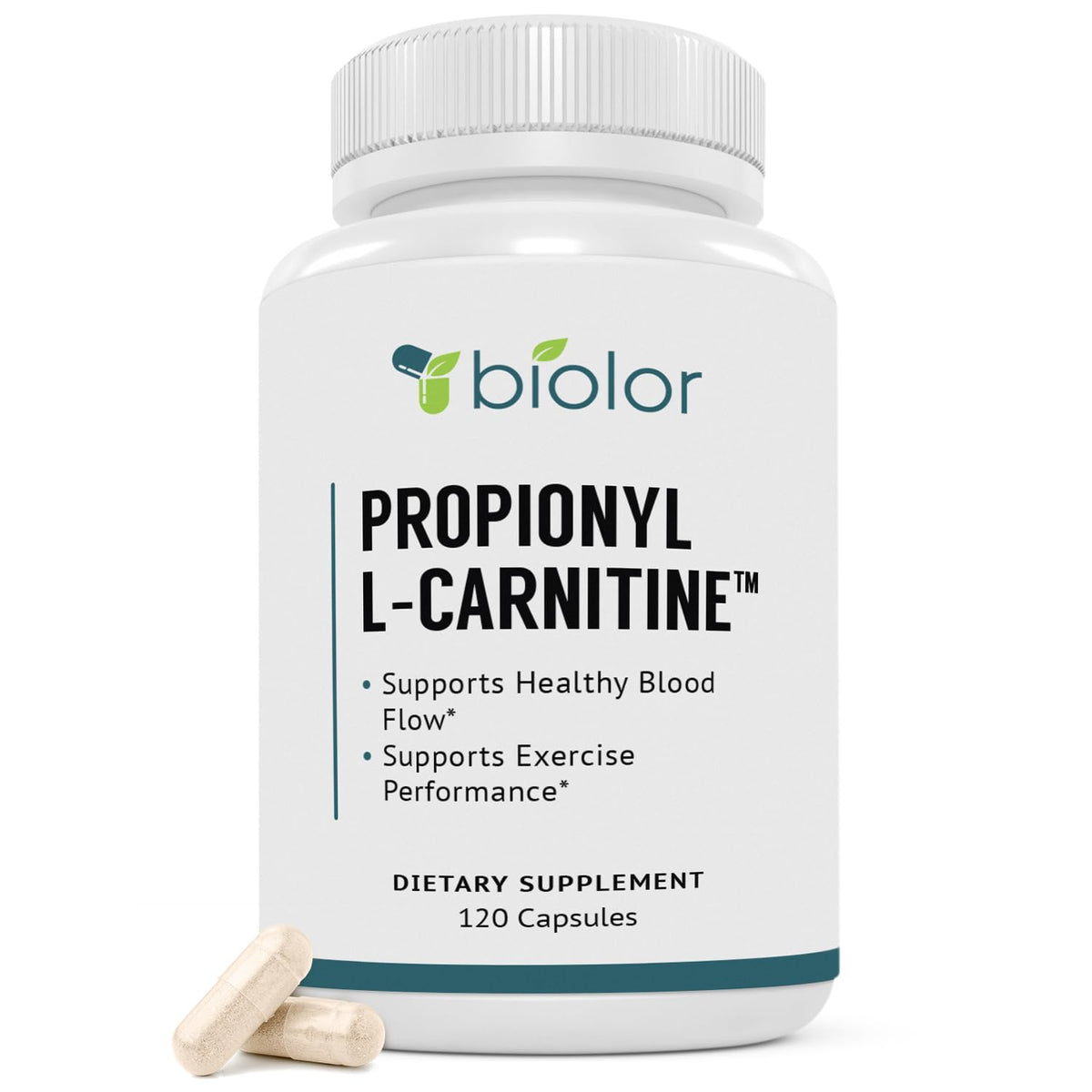Biovy PLCAR bottle showing high absorption formula for circulation support.