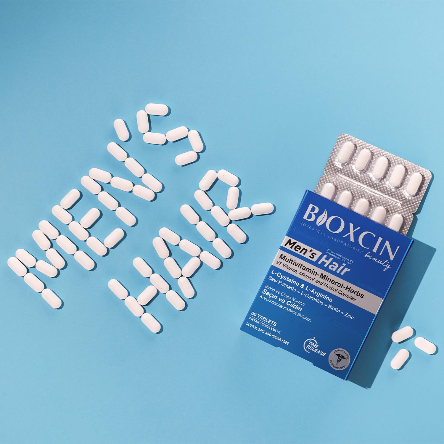 BIOXCIN with Saw Palmetto extract graphic focus.