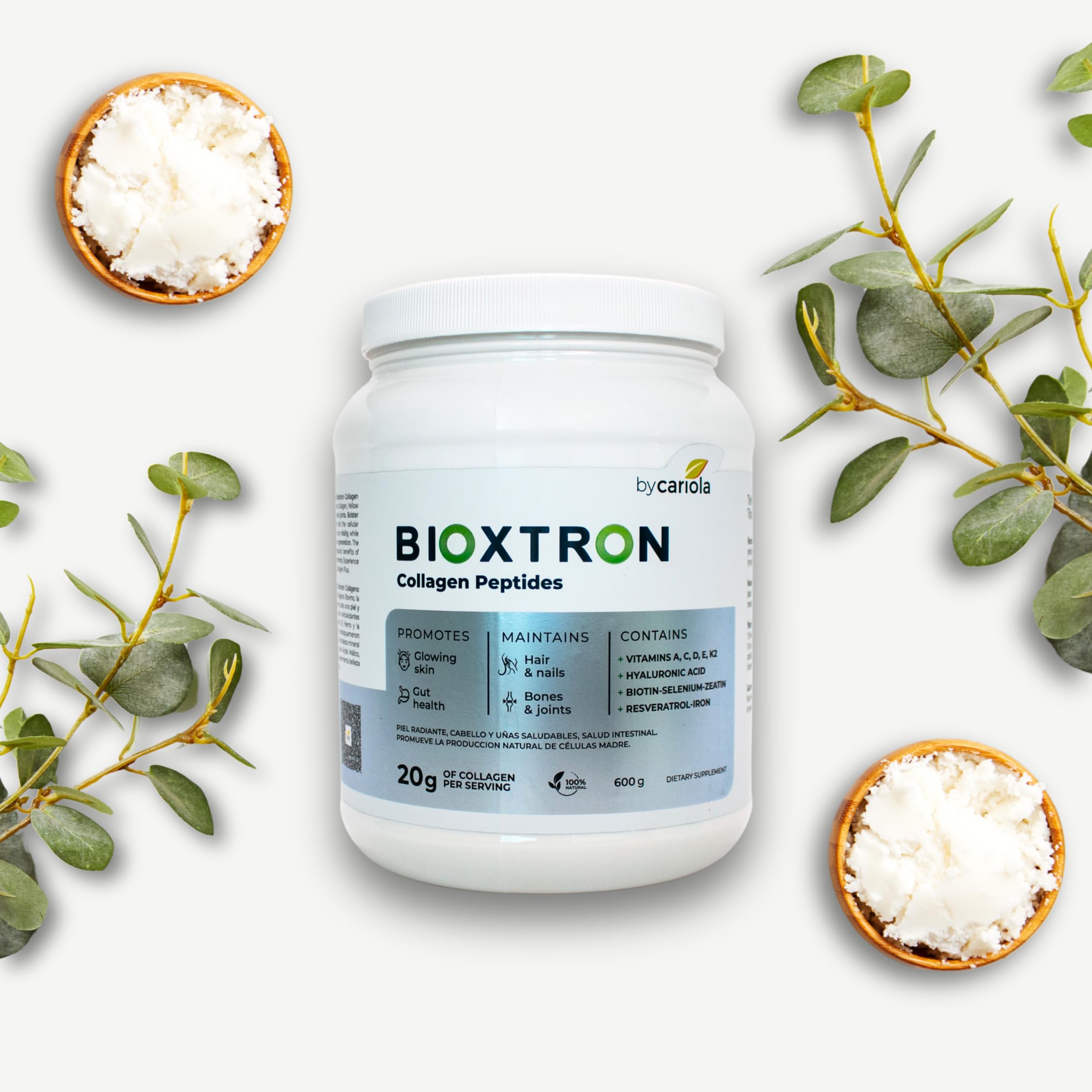 Bioxtron Collagen Peptides Powder dissolves easily without clumps in cold beverages.