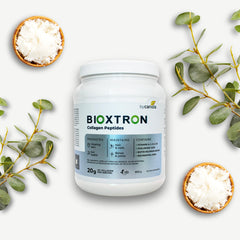 Bioxtron Collagen Peptides Powder dissolves easily without clumps in cold beverages.