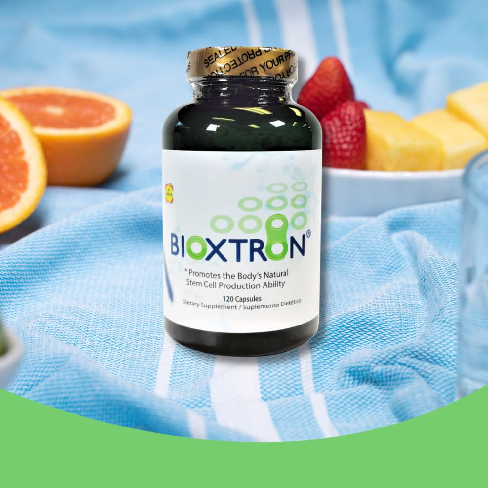 Bioxtron ingredient panel close-up displays vitamins and amino acids.