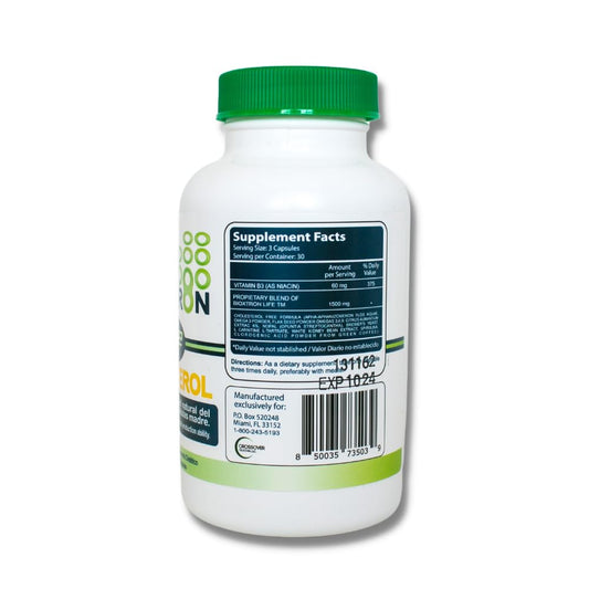 Bioxtron Life capsules in close-up, convenient daily supplement form.