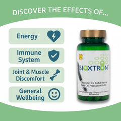 Bioxtron Natural AFA Stem Cell Supplement pack of three bottles emphasizes convenience