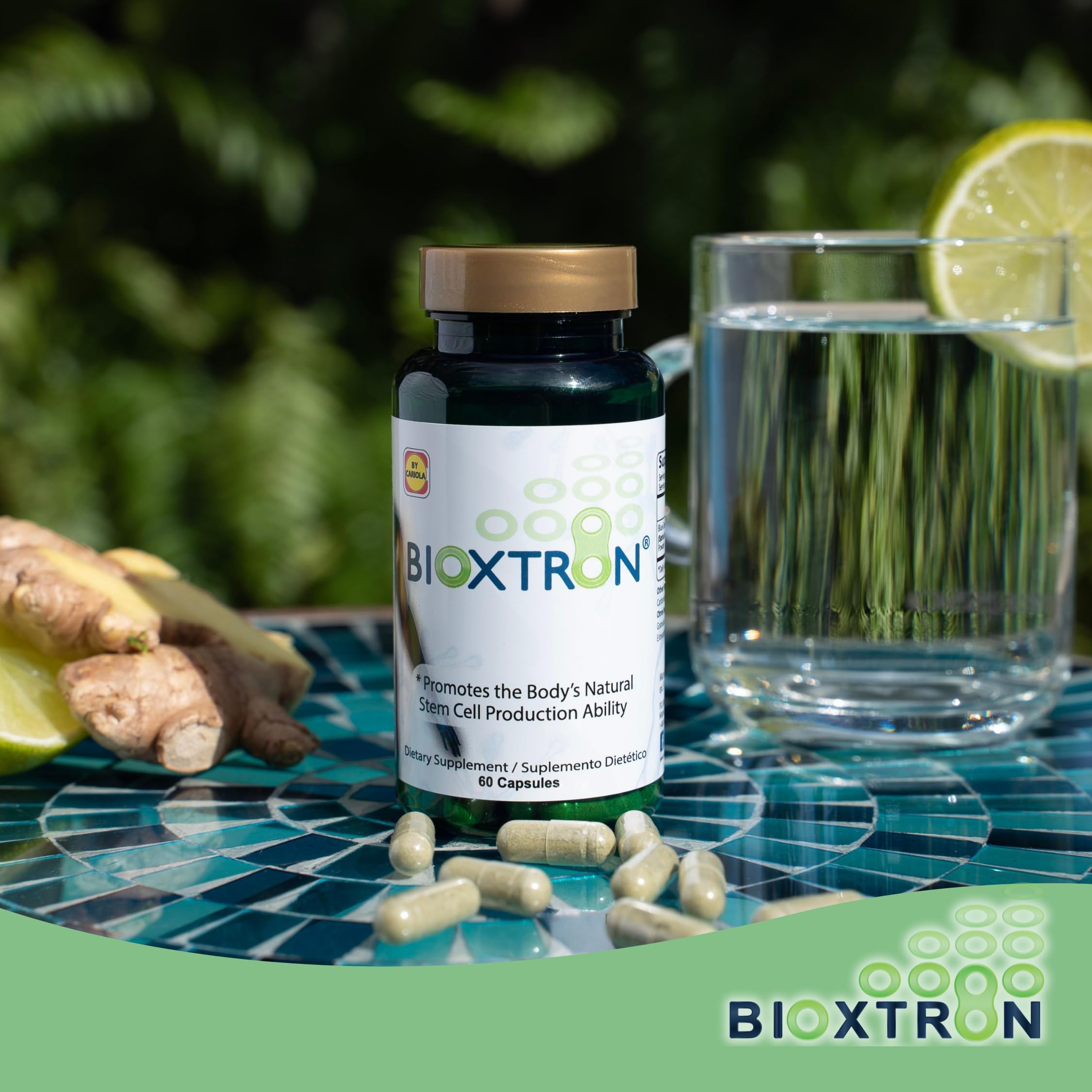 Bioxtron pack-2x120-capsules highlighting value and convenience.