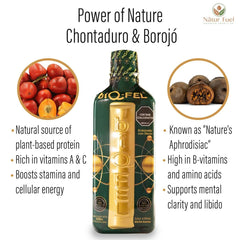 BIQ-FEL borojó ingredient close-up highlighting antioxidant-rich profile.