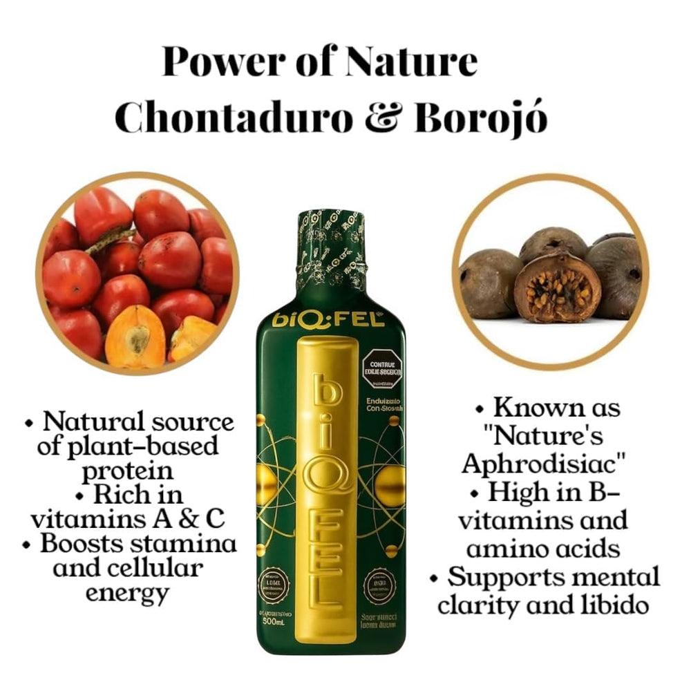 BiQ-FEL Daily Multivitamic botanicals closeup featuring plant-based blend.