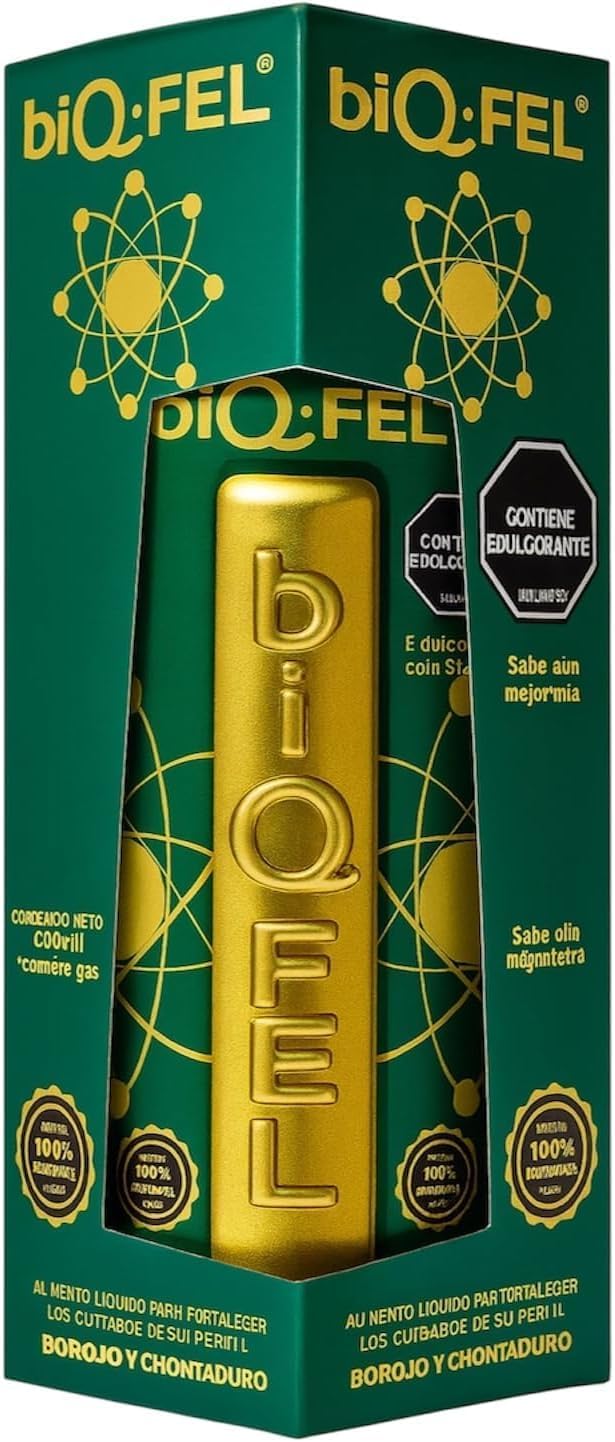 biQ-FEL daily multivitamin bottle pour demonstrates easy dosing and quick use.