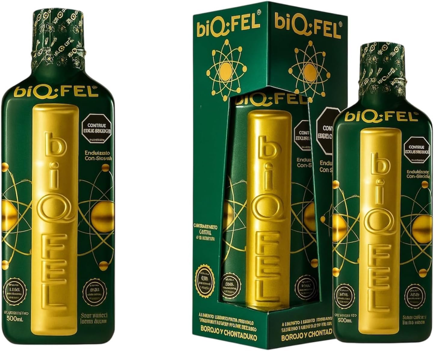 biQ-FEL ingredients close-up shows vitality botanicals for energy support.