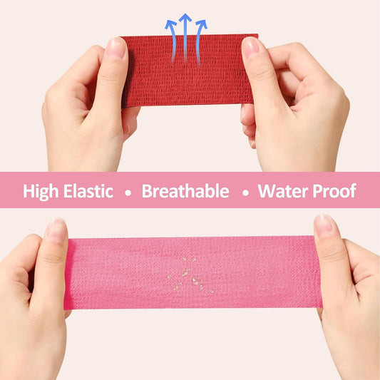 BIRDDIE 1-inch bandage roll close-up, breathable fabric for comfortable wraps