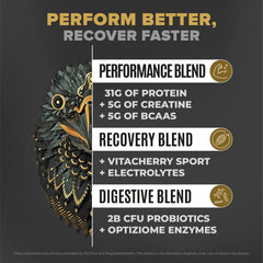 Birdman Falcon creatine and BCAA powder supports lean gains during intense training