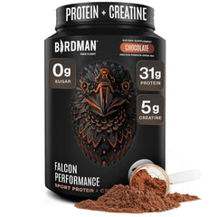 Birdman Falcon Performance tub with protein, creatine, BCAAs for endurance and recovery