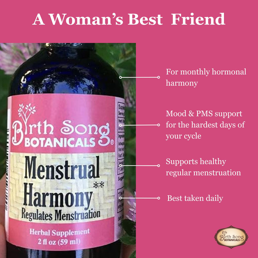Birth Song Botanicals organic herbs collection featuring ashwagandha, vitex, and more.