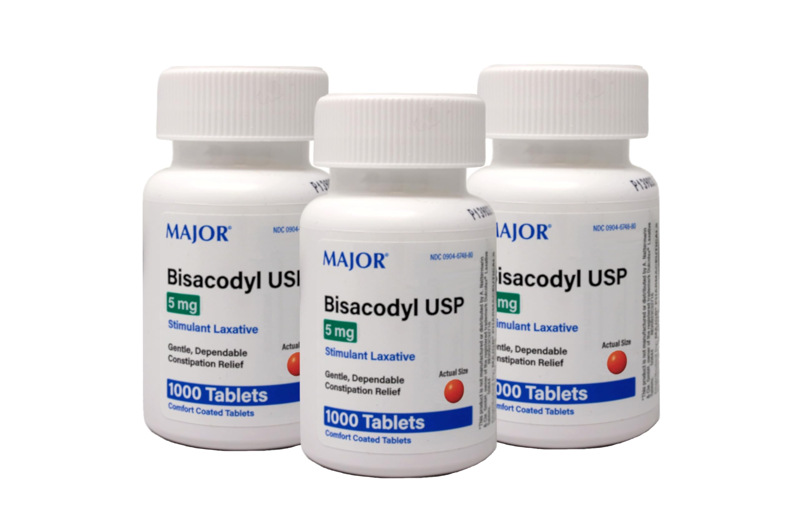Bisacodyl 5 mg tablets pack3 front view for quick constipation relief.