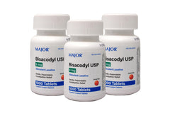 Bisacodyl 5 mg tablets pack3 front view for quick constipation relief.
