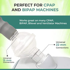 Bistras CPAP/BiPAP compatible filter for easy 10-pack replacement.