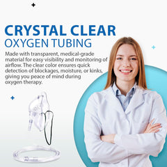 Bistras Oxygen Tubing standard end connectors fit most concentrators