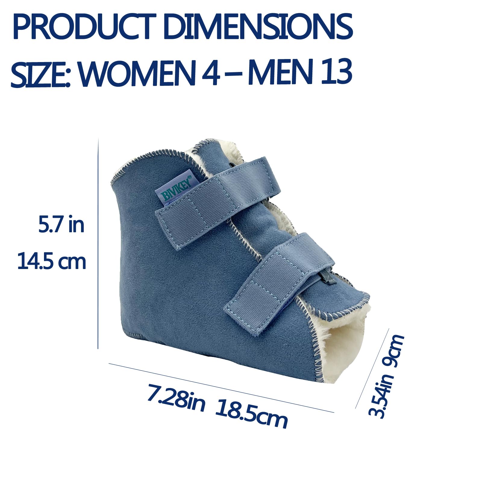 BIVIKEY adjustable Velcro strap for easy on and off during care routines