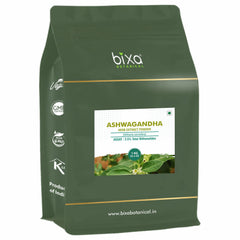Bixa Botanical Ashwagandha dry extract powder for daily energy support.