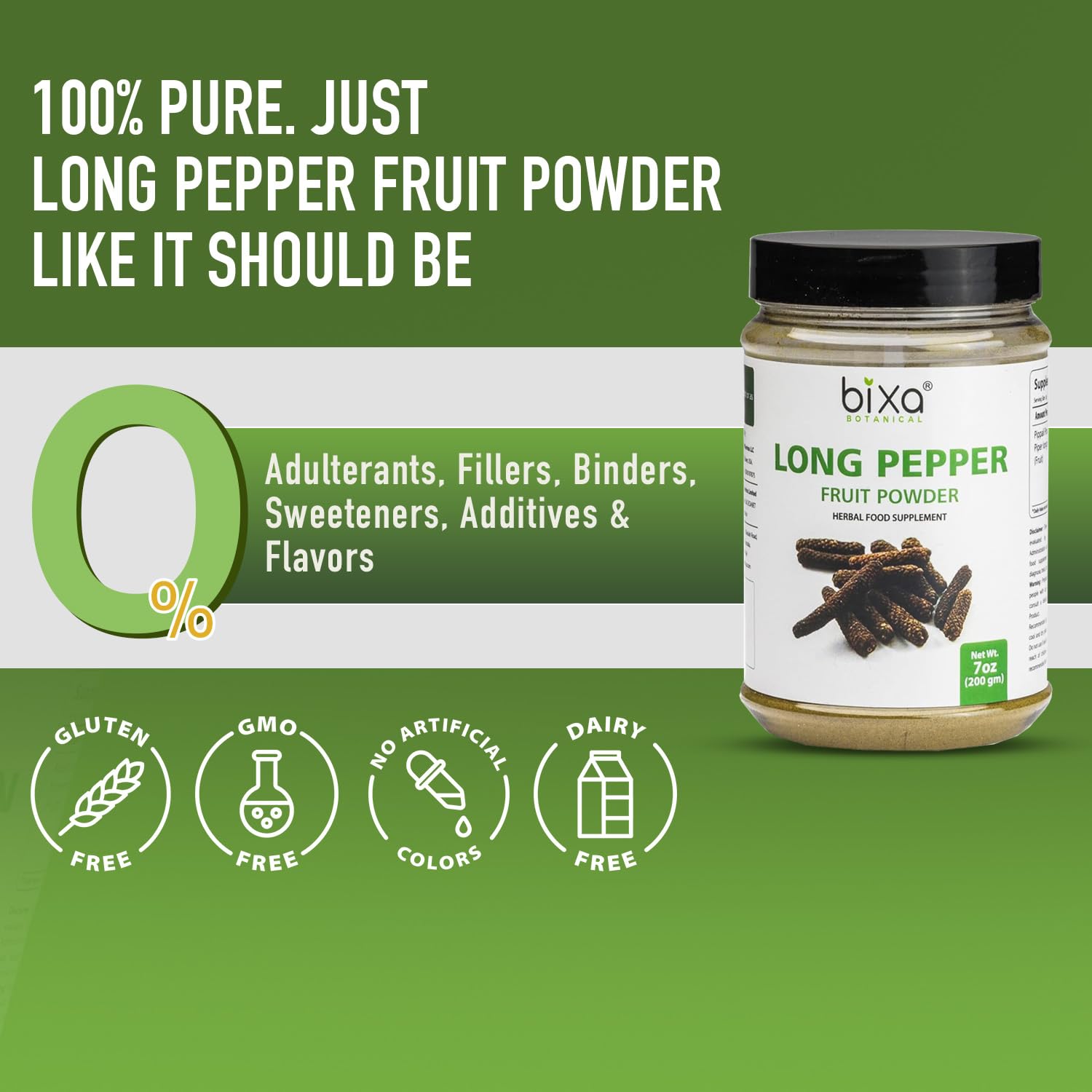 Ayurvedic-inspired Pippali powder by Bixa Botanical for cooking