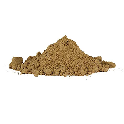 bixa BOTANICAL Bibhitaki powder close-up shows fine texture and natural color
