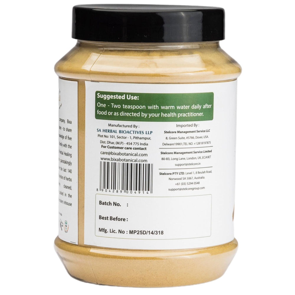 Bixa Botanical Cissus powder scoop ready to measure for smoothies.