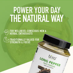 Bixa Botanical Long Pepper Powder used to marinate meat for richer warmth.