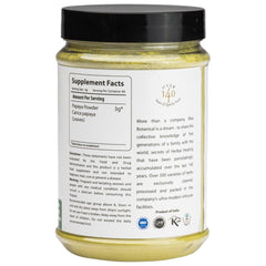 bixa BOTANICAL Papaya Leaf Powder fine texture ideal for smoothies and teas.