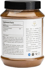 Powder from bixa BOTANICAL Pomegranate Peel Powder stirred into warm water daily.