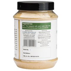 bixa BOTANICAL Punarnava Powder vegan non-GMO badge emphasizes clean ingredients for mindful diets.