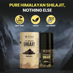 Bixa Botanical Shilajit earthy aroma suggests traditional mineral content