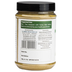 bixa botanical tulsi leaves powder tea premix closeup shows vibrant green leaves