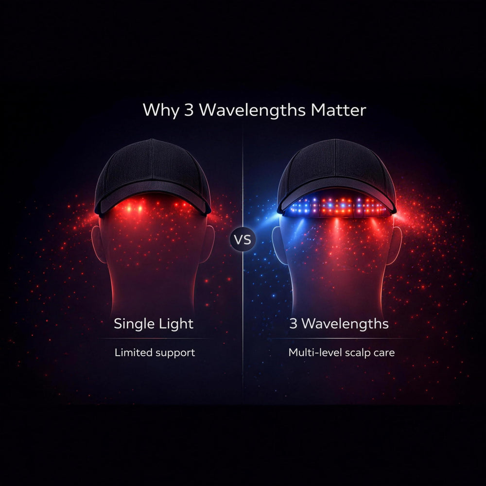 BJR home use panel emits wavelengths for potential comfort and skin vitality.