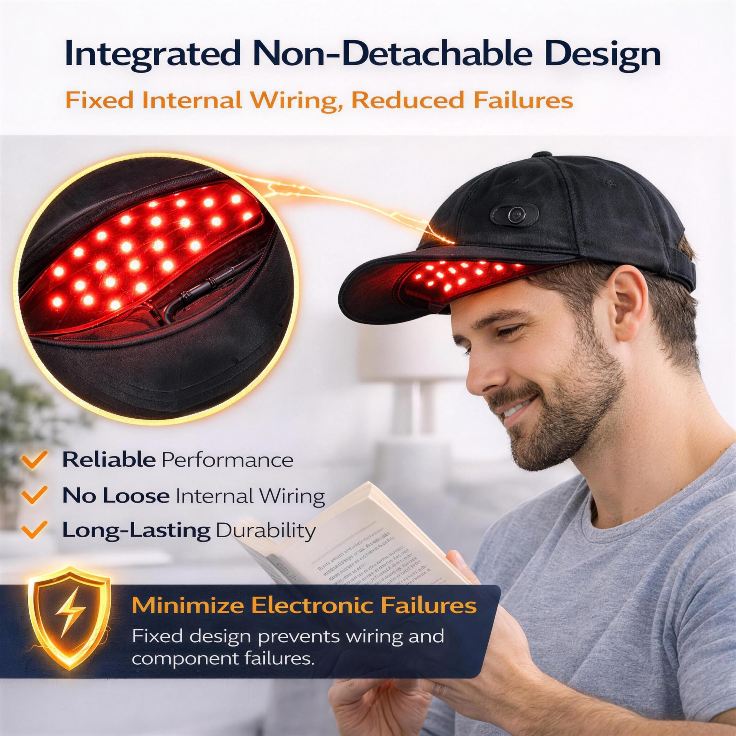 BJR red light therapy device timer controls for flexible session length
