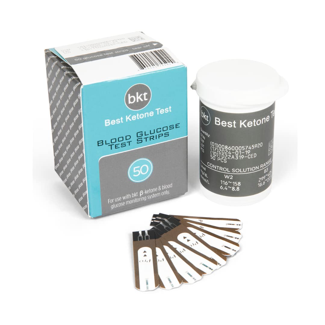 BKT Best Ketone Test TD-4279 strips container with easy-open packaging