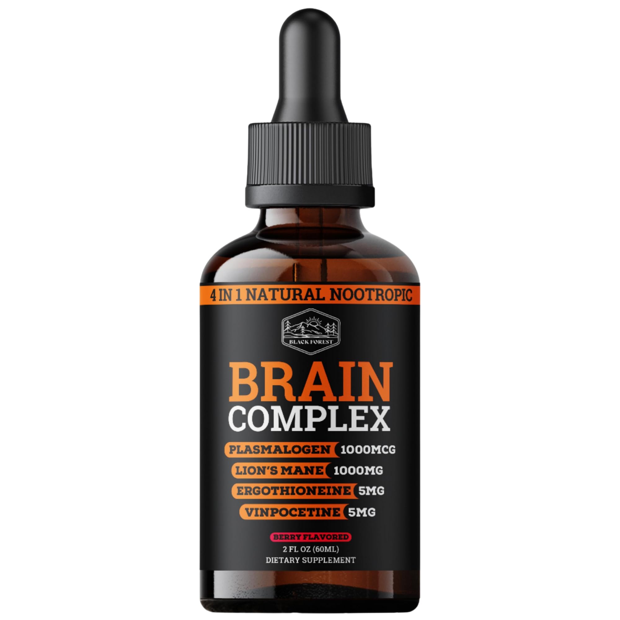 Black Forest Addifocus bottle front for daily focus support.