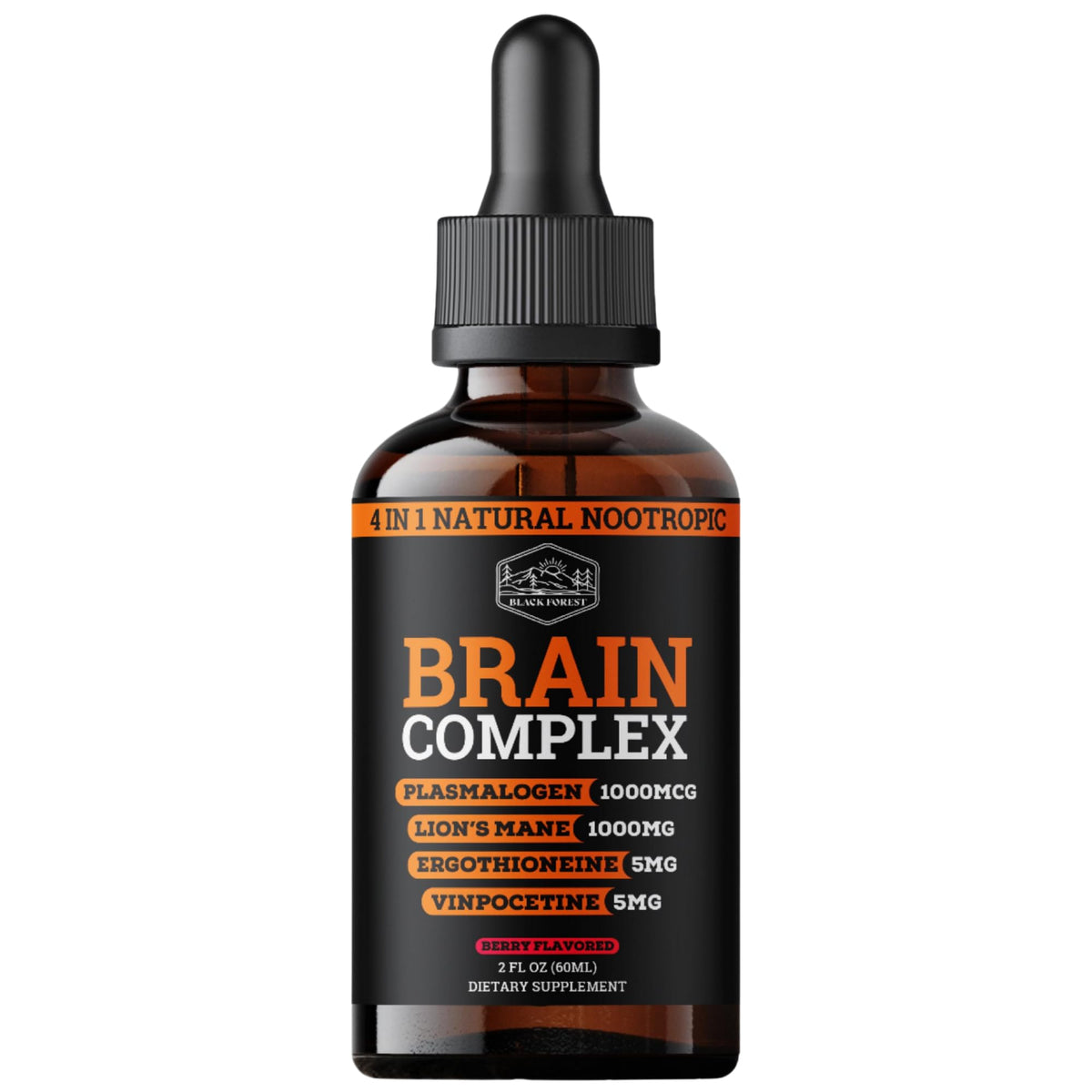 Black Forest Addifocus bottle front for daily focus support.