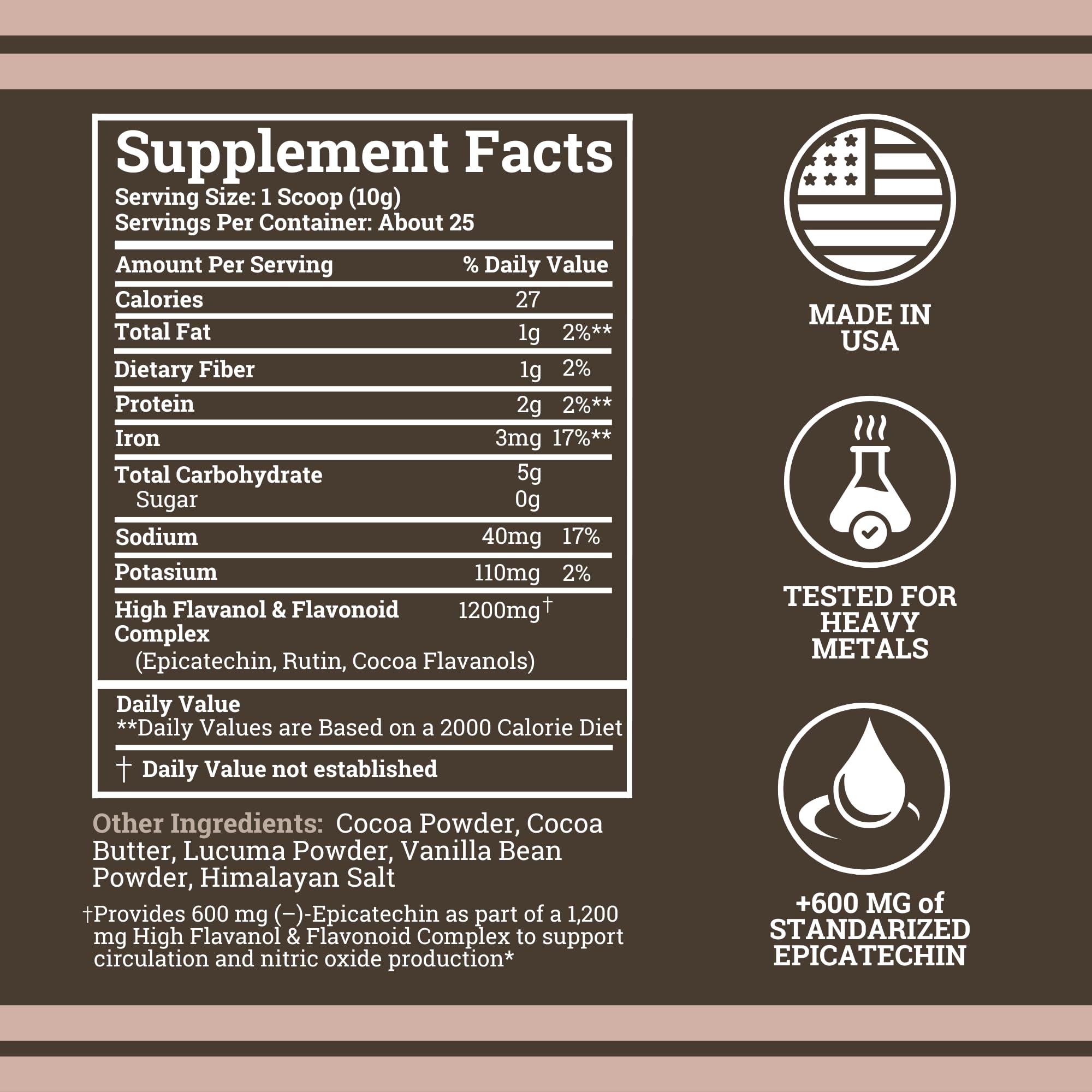 Black Forest Cocoa Powder in a shaker demonstrates convenient morning boost.