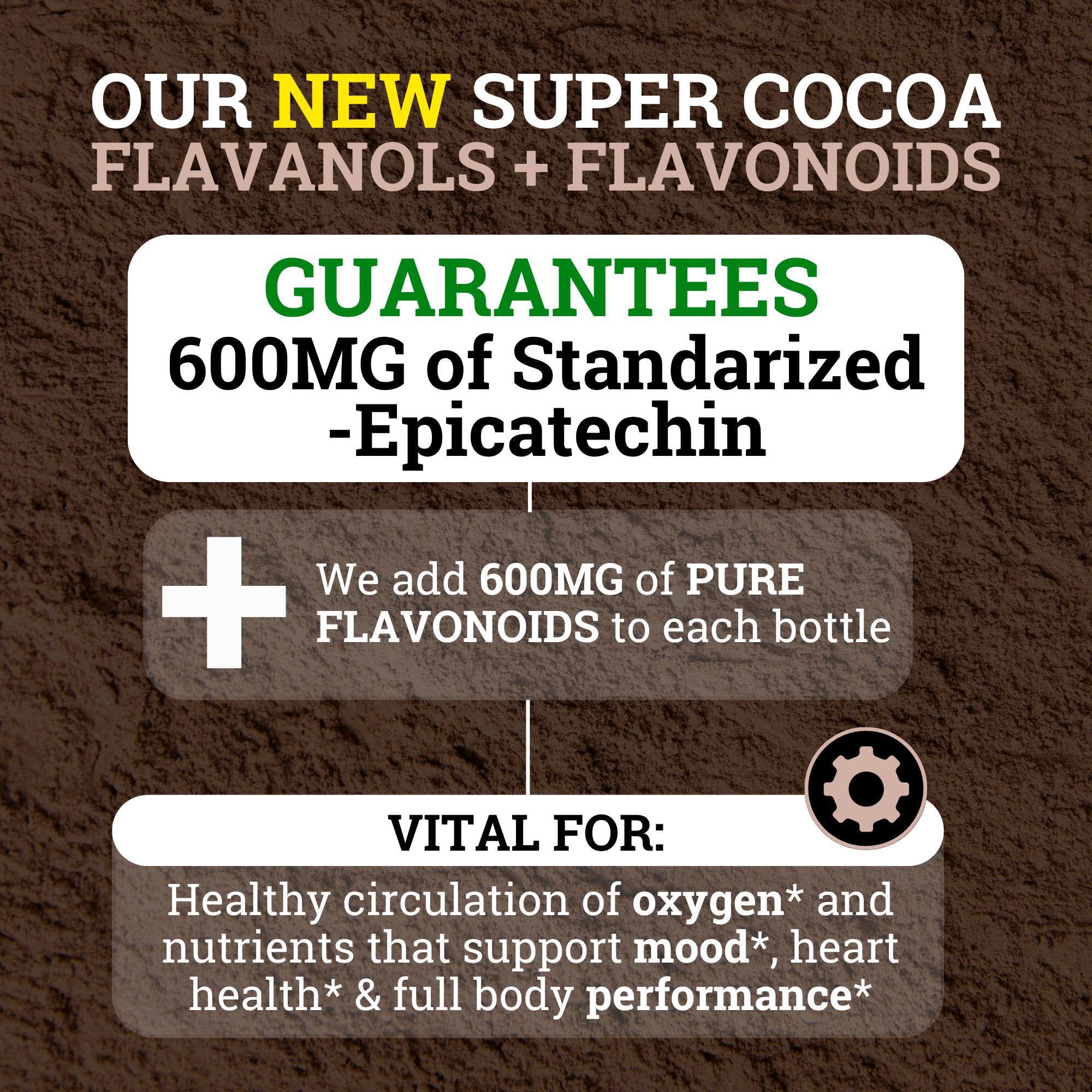 Black Forest Epicatechin-600mg label closeup highlighting potent flavonoids.