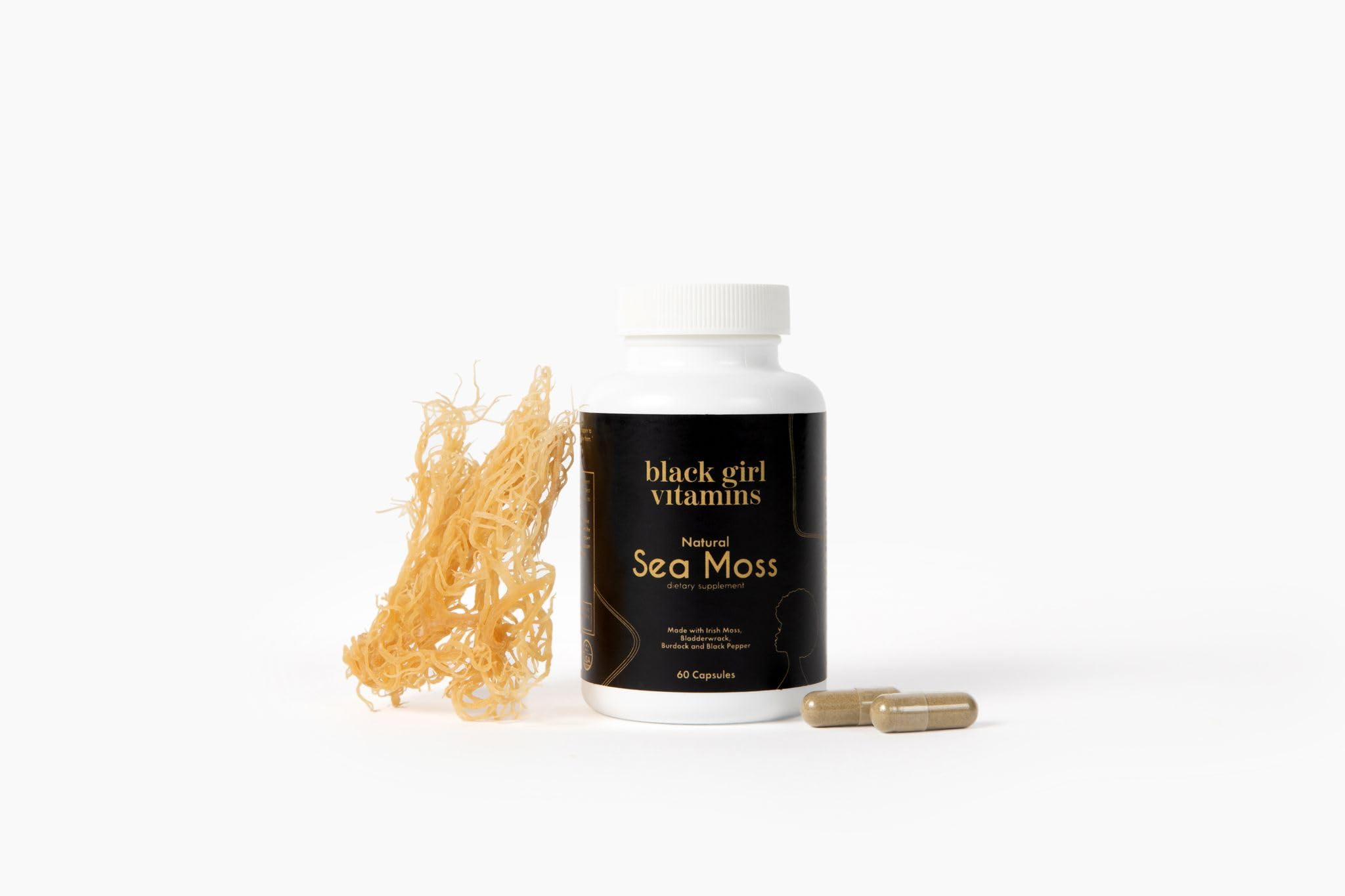Black Girl Vitamins black-owned USA-made badge reinforces trusted, high-quality wellness product.