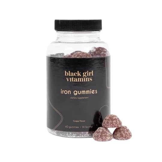 Label detail shows 20 mg iron per gummy.
