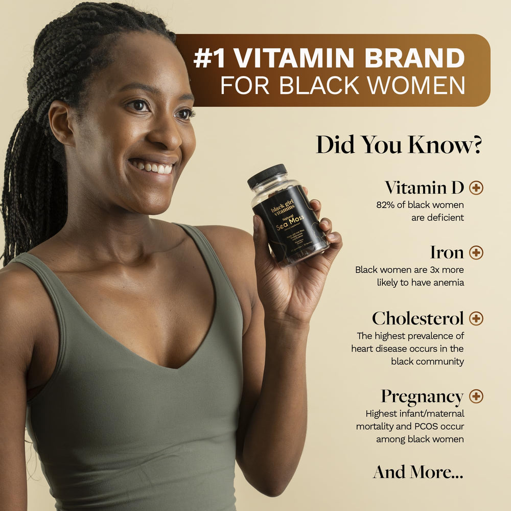 Black Girl Vitamins mixed berry gummies bottle highlighting flavorful daily supplement option