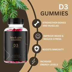 Black Girl Vitamins once-a-day multivitamin gummies for essential daily nutrients