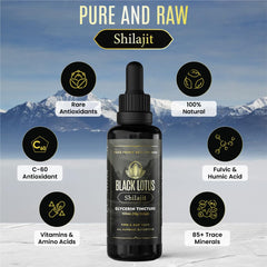 Shilajit ritual with coffee using Black Lotus enhances daily routine.
