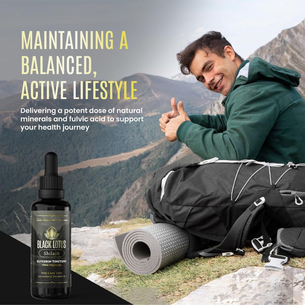 Shilajit usage in tea with Black Lotus supports easy integration.