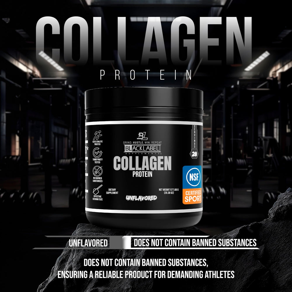 BLACKLABEL NSF-certified for sport label shown for trusted quality.