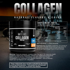 BLACKLABEL Collagen powder stirred into coffee for a convenient morning routine.