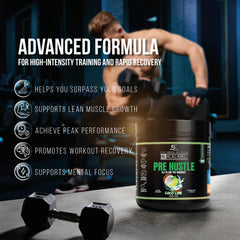 BLACKLABEL PRE Hustle V3 Tropical Fusion powder dissolves smoothly for workouts