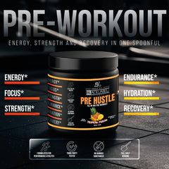 Scoop of PRE Hustle V3 tropical fusion ready for use